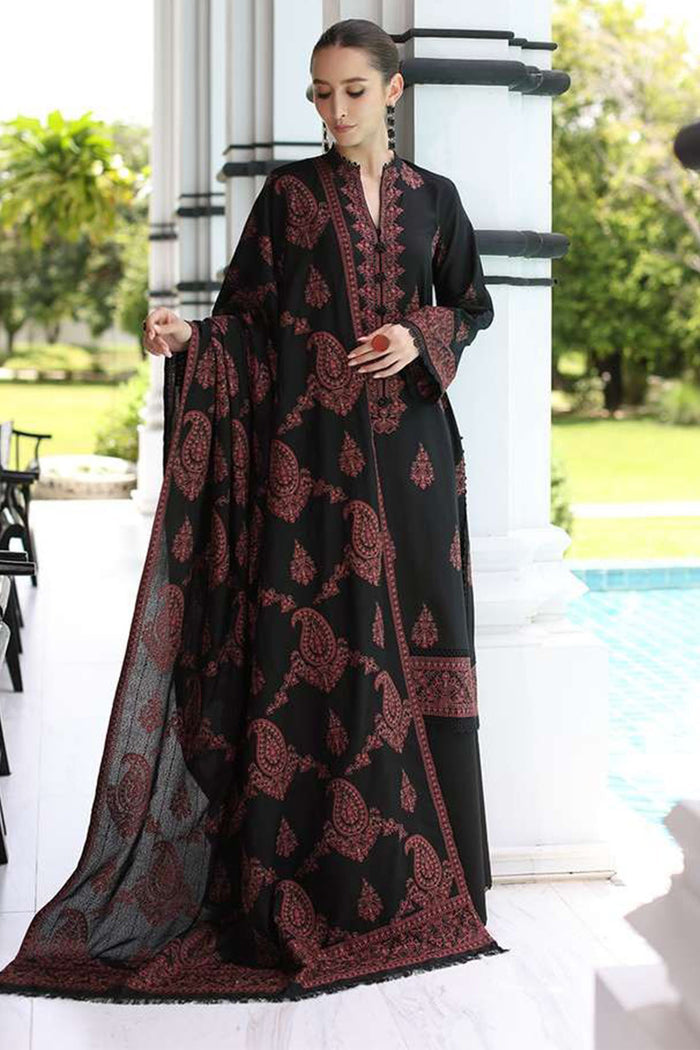 Bareeze 3PC Embroidered Dhanak Suit with Heavy Embroidered Shawal NO-18