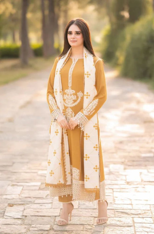 ASLING NEW ARRIVAL'S Dhanak HEAVY EMBROIDED  No-16