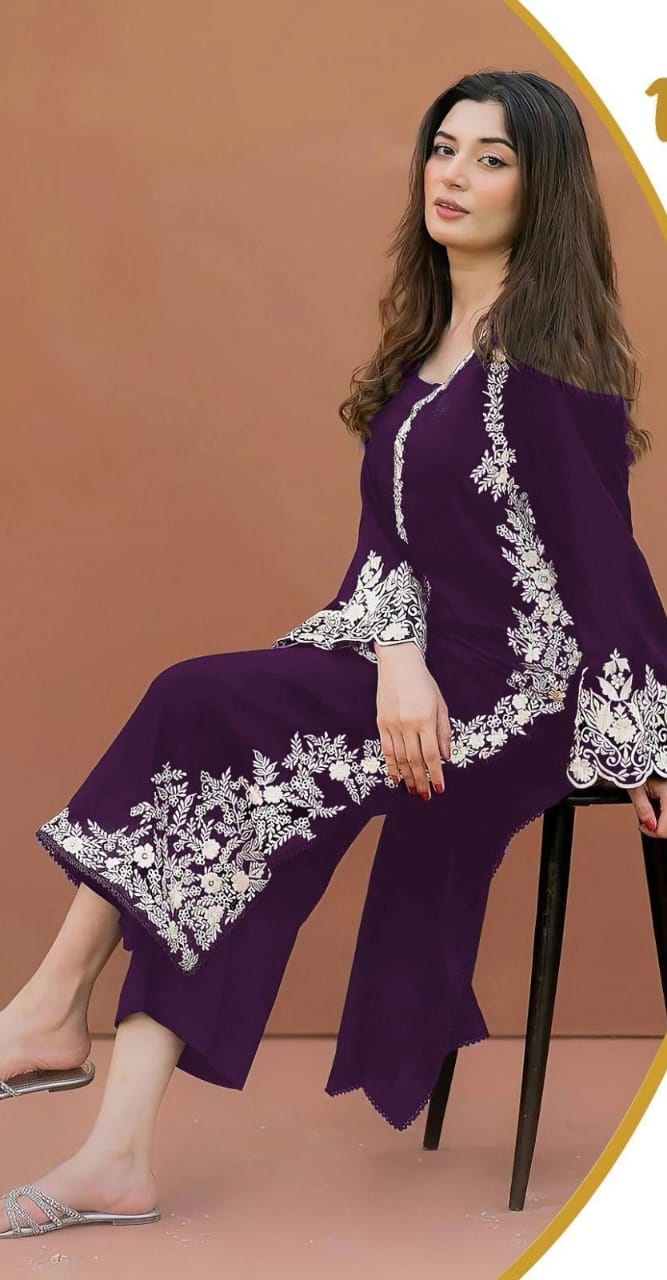 Shanzay Embroidered Dhank 2pc No-20