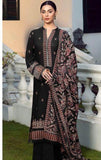 Bareeze 3PC Embroidered Karandi Suit with Heavy Embroidered Shawal No-19