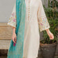 Premium Fabric Lawn Zari Dupatta Included No-24