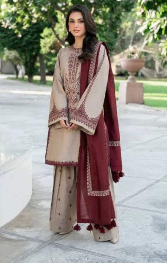 premium Dhanak Shawl & Soft Pashmina Wool Shawl No-27