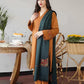 Aisling  3PC Embroidered Dhanak with Embroidered Dhanak Shawl - No-06