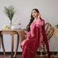 Aisling Baby Pink 3PC Embroidered Dhanak with Embroidered Dhanak Shawl - No-07