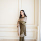 Aisling 3PC Embroidered Dhanak with Embroidered Dhanak Shawl - No-05