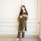 Aisling 3PC Embroidered Dhanak with Embroidered Dhanak Shawl - No-05